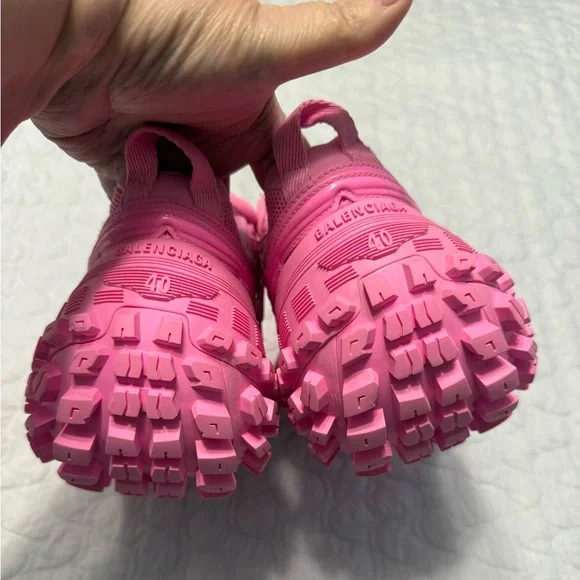 Balenciaga Bouncer Sneakers Women’s Size 10 Chunky Sole Pink Stunning - Picture 10 of 14